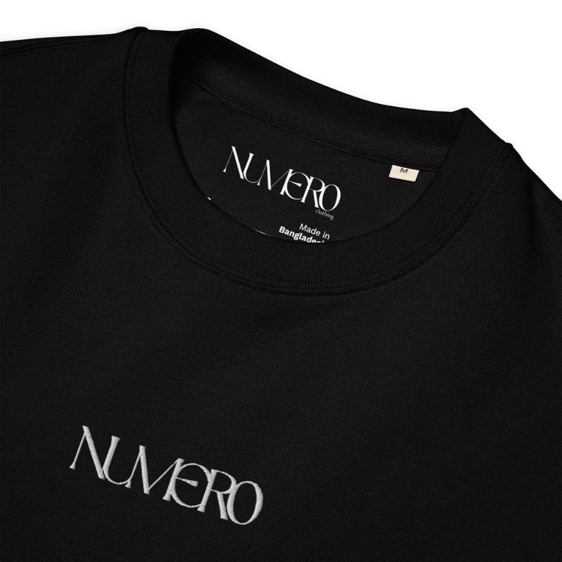 NUMER0 - Luomupuuvilla - Unisex - College svetari