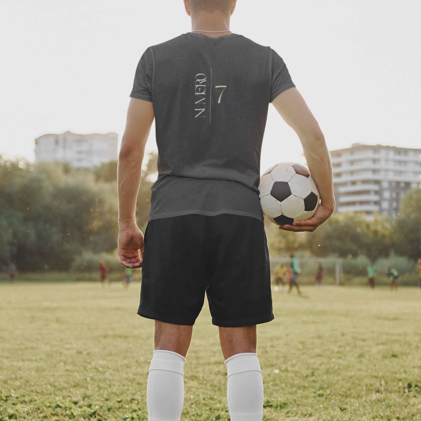 T-paita omalla numerolla - Personoitava numeropaita - Unisex - Luomupuuvilla