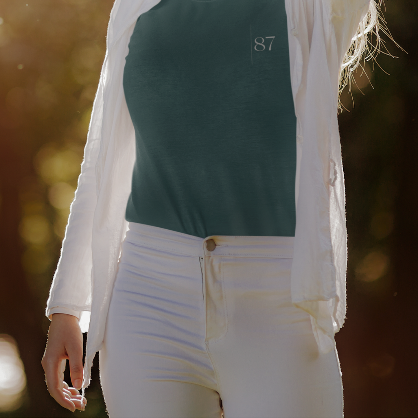 T-paita omalla numerolla - Personoitava numeropaita - Unisex - Luomupuuvilla