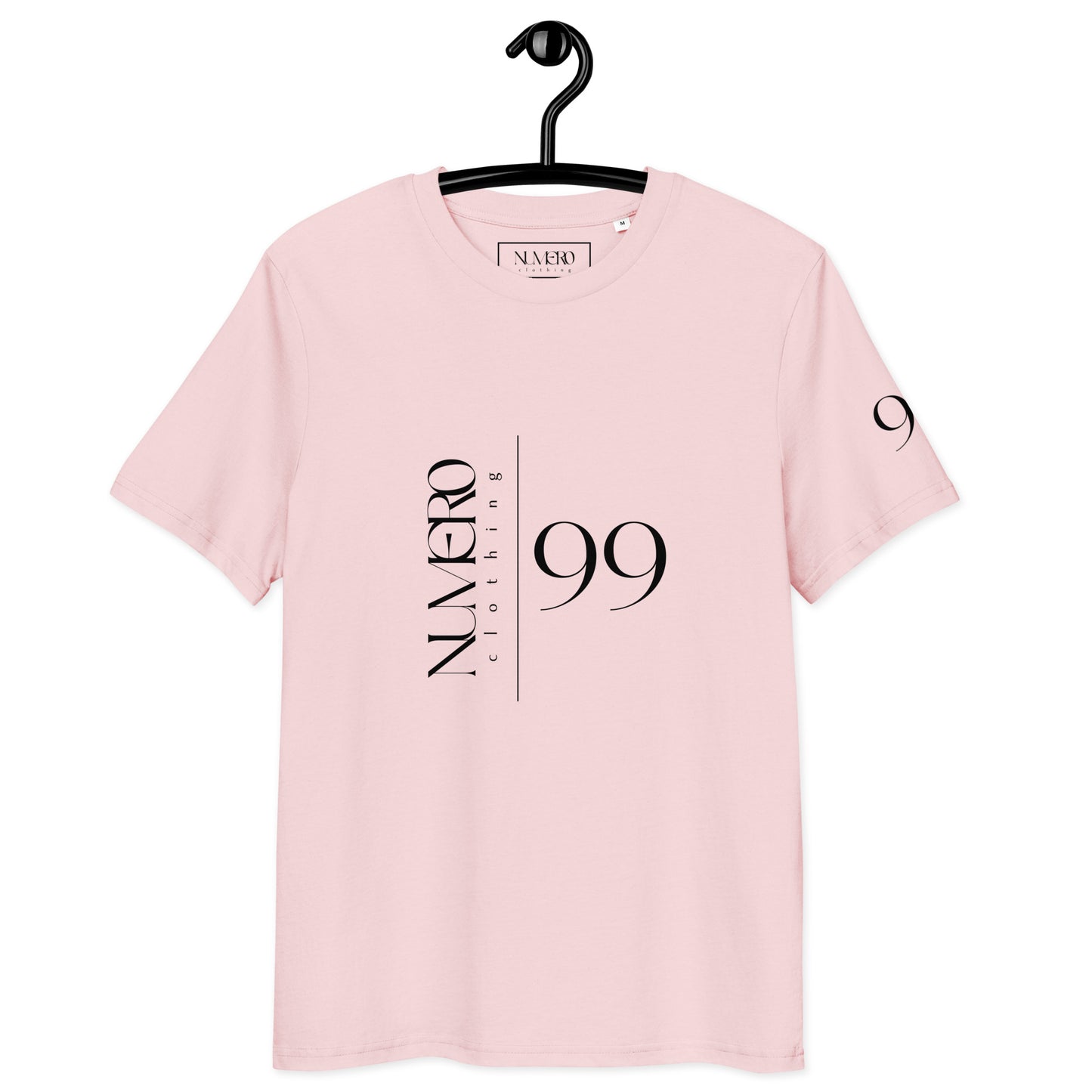 T-paita omalla numerolla - Personoitava numeropaita - Luomupuuvilla - Unisex