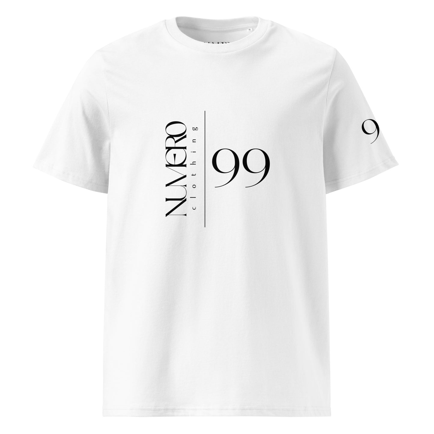 T-paita omalla numerolla - Personoitava numeropaita - Luomupuuvilla - Unisex